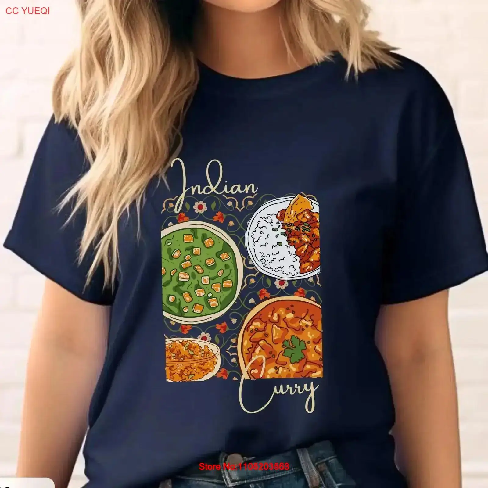 Foody Snacks - Indian Curry ArT T Shirt Butter