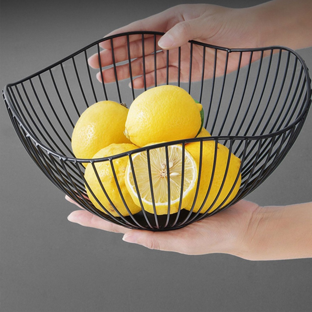 Food Snacks With Iron - Metal Fruit Basket Simple Fruit Basin