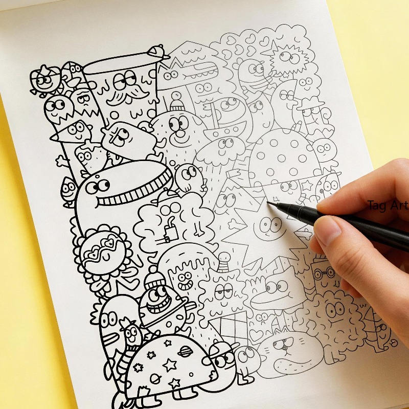 Anxious Relief Hand Picture Bo - Food And Snacks Coloring Book Bold And Easy のレビューと価格
