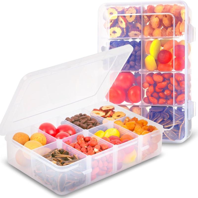 8 Grid Snackle Box Container C - Food Snacks With Iron のレビューと価格