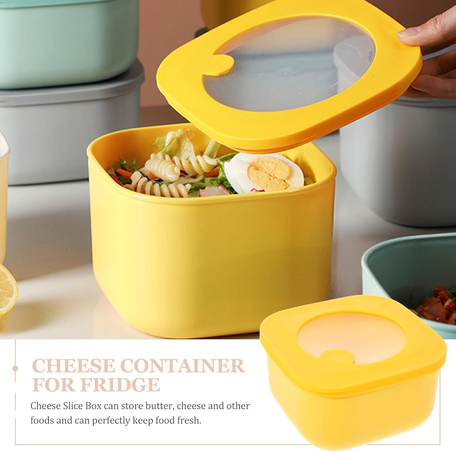 4.7 * 2.5'' Sliced Cheese Cont - Yellow Food Snacks のレビューと価格