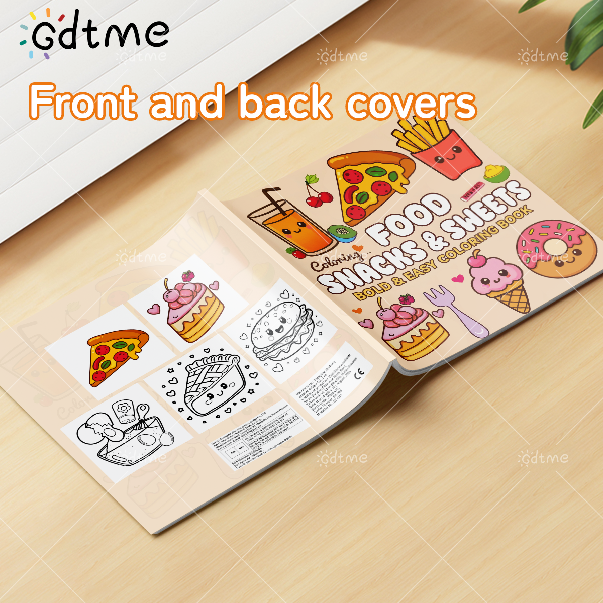 FOOD SNACKS & SWEETS Themed Co - Food And Snacks Coloring Book Bold And Easy のレビューと価格