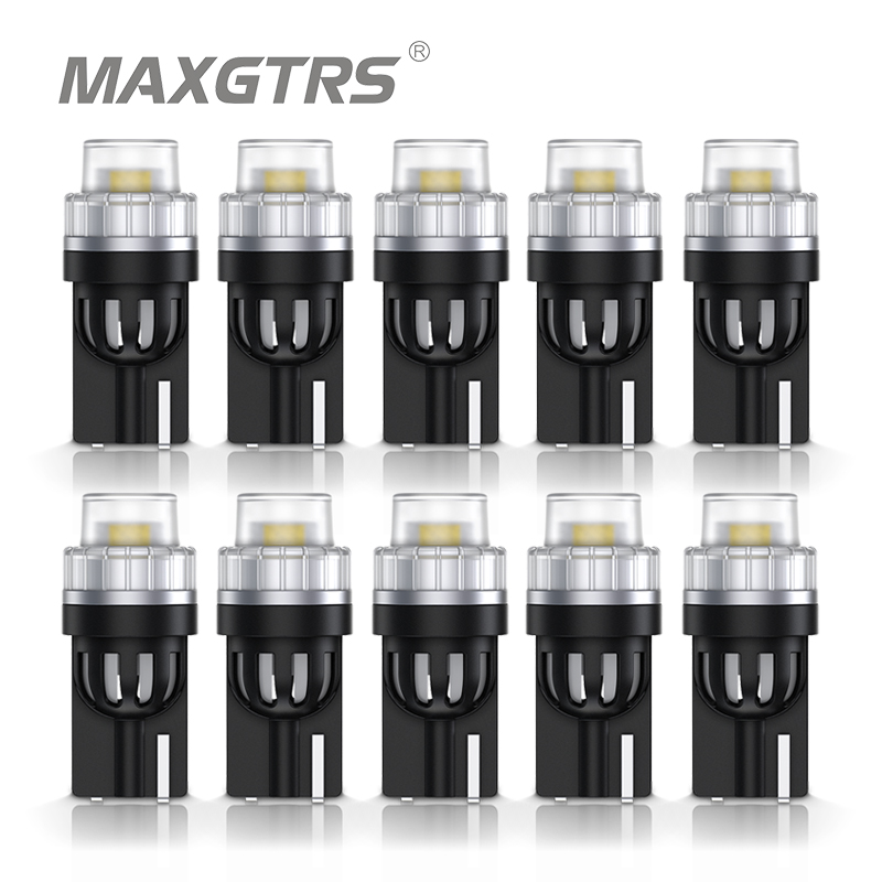 10x T10 W5W 3020 LED SMD Chip  - Yellow Food Snacks のレビューと価格