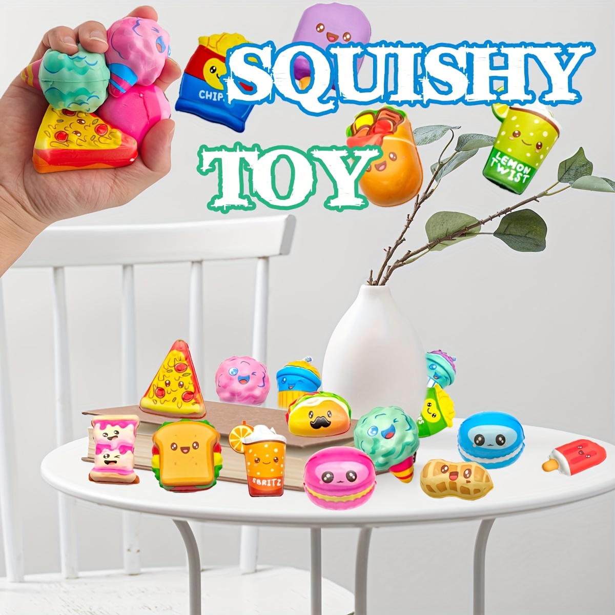 12Pcs Mini Food Squishy Slow R - Food Snacks For Christmas のレビューと価格