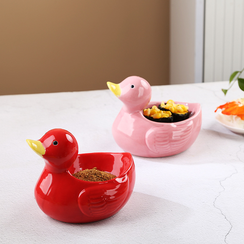 Creative Ceramic Little Yellow - Yellow Food Snacks のレビューと価格