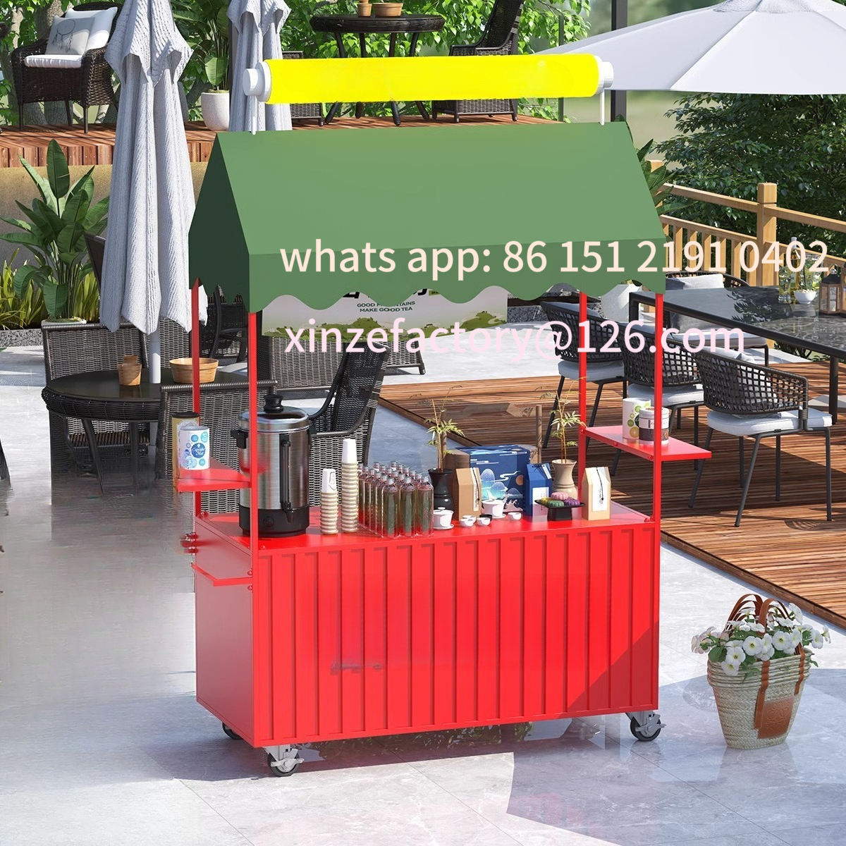 Customizable Convenient Mobile - Snacks Food Stall のレビューと価格