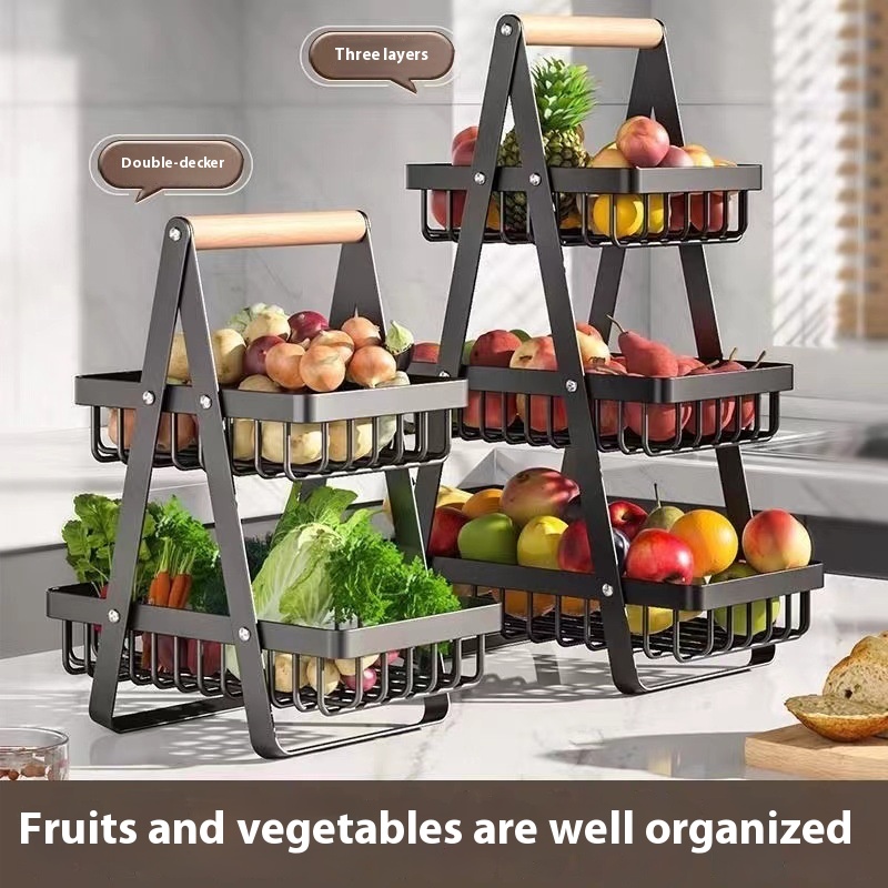 New 2 3 Tiers Countertop Fruit - Food Snacks With Iron のレビューと価格