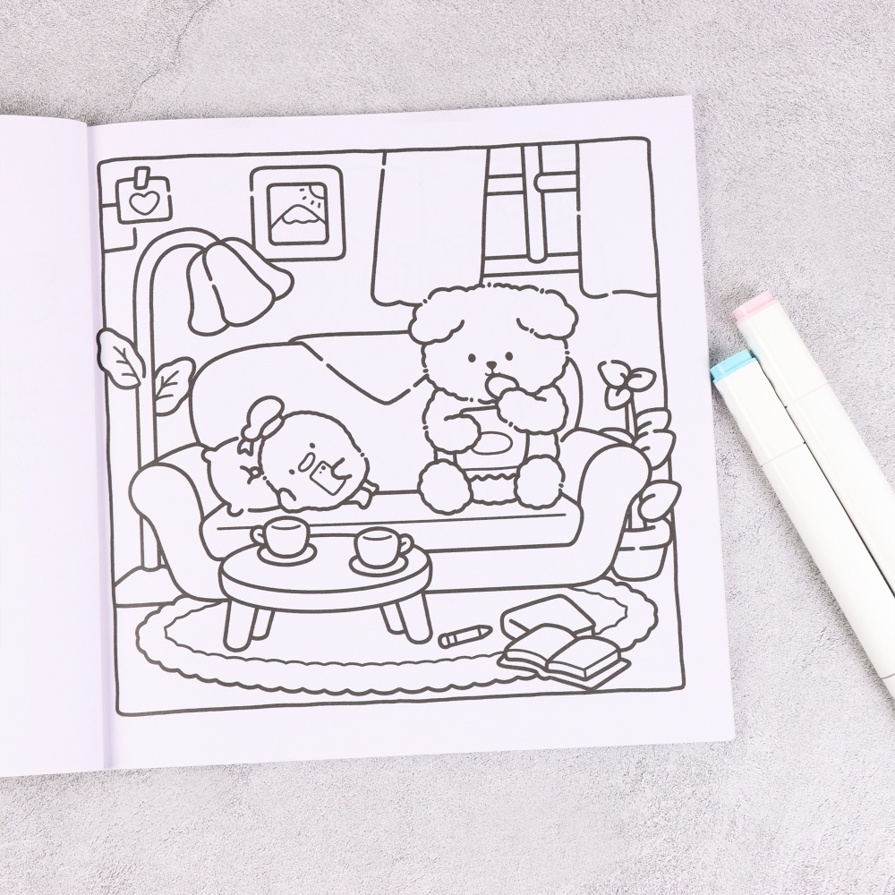 Cute Bear Bakery Theme Colorin - Food And Snacks Coloring Book Bold And Easy のレビューと価格