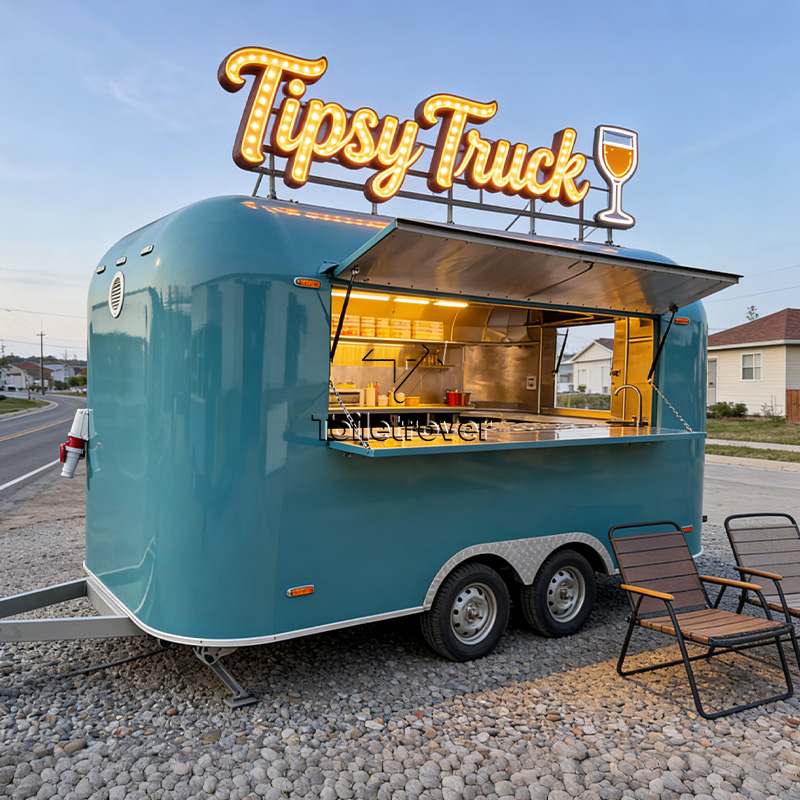 Fiberglass Food Truck Custom-M - Quality Food Snacks のレビューと価格