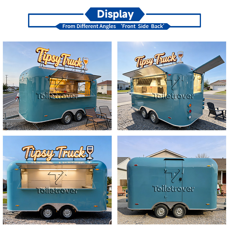 Fiberglass Food Truck Custom-M - Quality Food Snacks のレビューと価格