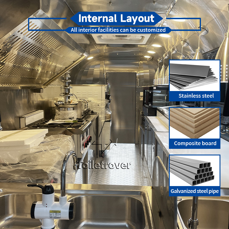 Fiberglass Food Truck Custom-M - Quality Food Snacks のレビューと価格
