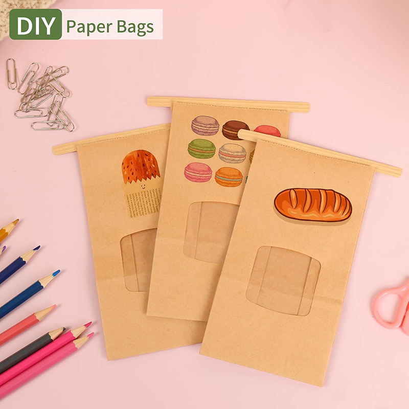 10Pcs Bakery Bags, Window Seal - Food Snacks For Christmas のレビューと価格