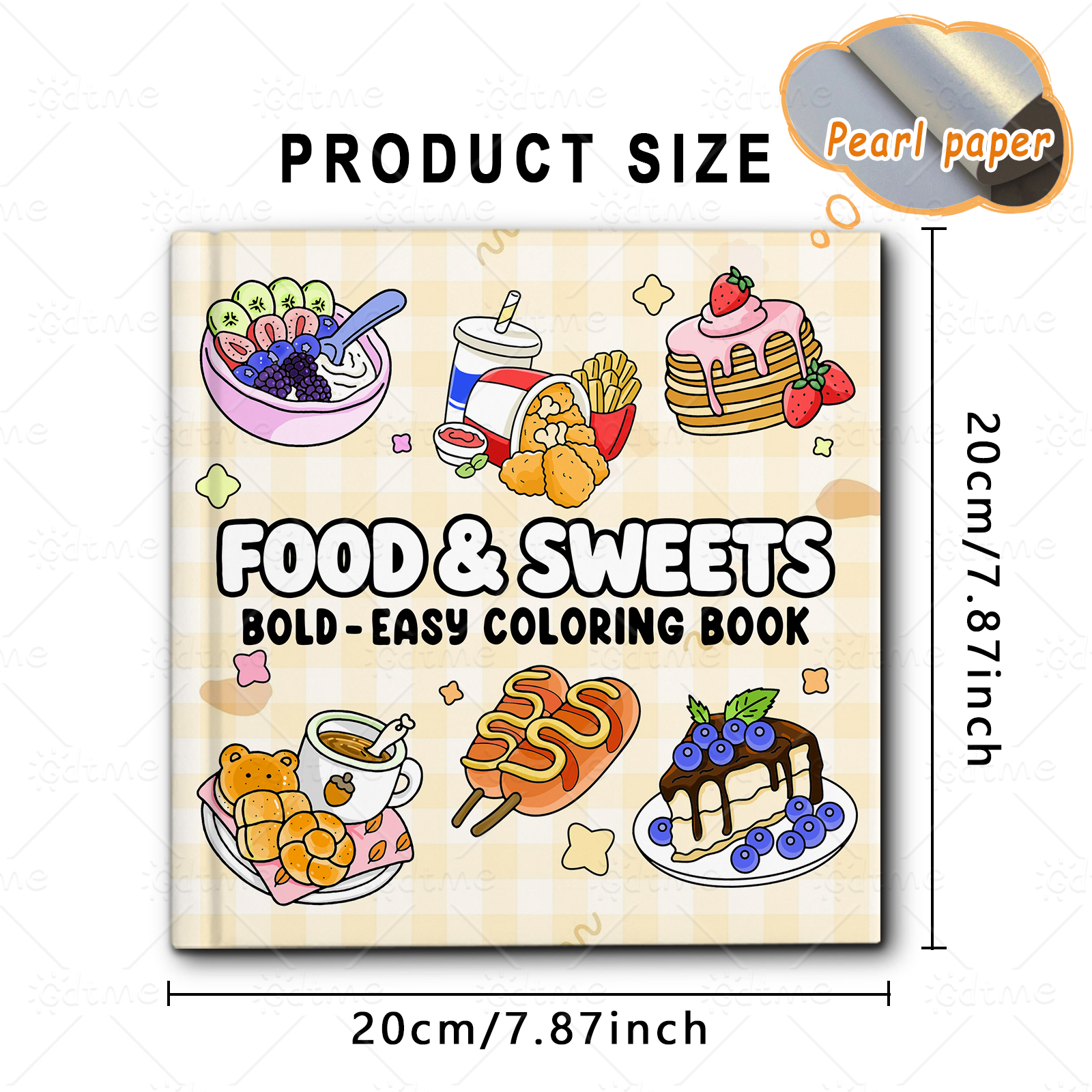 FOOD SWEETS Bold-easy Patterns - Food And Snacks Coloring Book Bold And Easy のレビューと価格