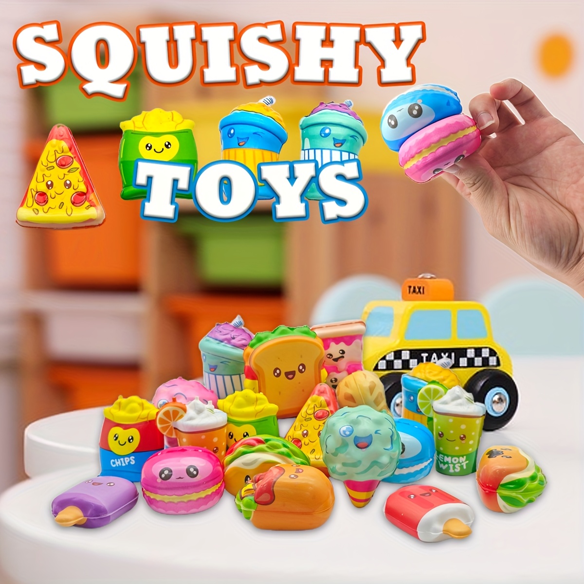 12Pcs Mini Slow-Rising Food Sq - Food Snacks For Christmas のレビューと価格