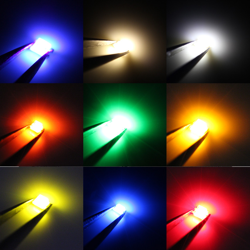 100pcs 0805 (2012) SMD LED Emi - Yellow Food Snacks のレビューと価格