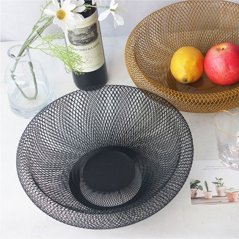 Black/Gold Iron Art Fruit Bask - Food Snacks With Iron のレビューと価格