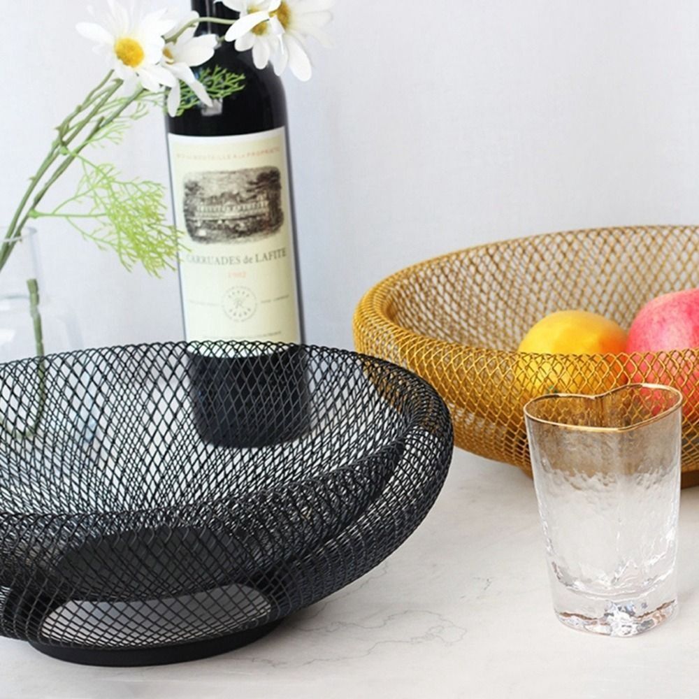Black/Gold Iron Art Fruit Bask - Food Snacks With Iron のレビューと価格