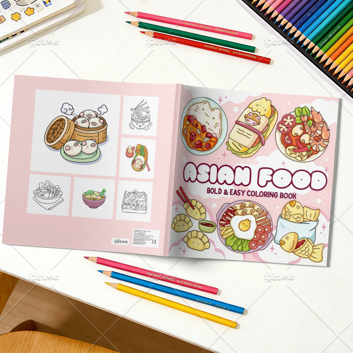 ASIAN Food Bold-easy Patterns  - Food And Snacks Coloring Book Bold And Easy のレビューと価格