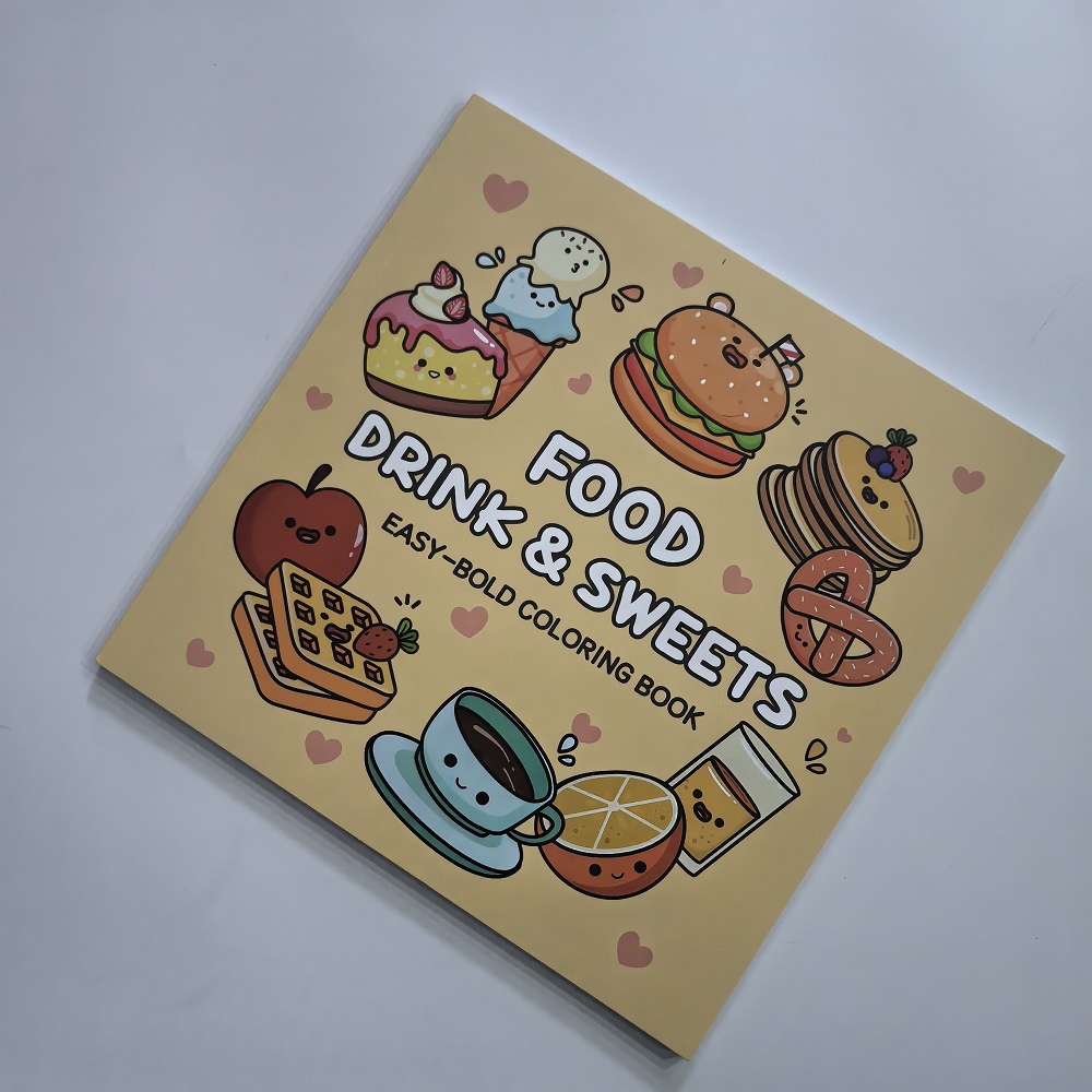 Food Drink & Sweets Easy-bold  - Food And Snacks Coloring Book Bold And Easy のレビューと価格