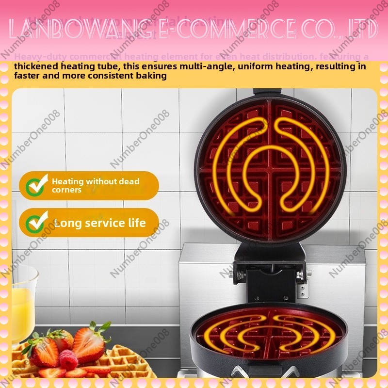 Rotating Waffle Maker Griddle  - Snacks Food Stall のレビューと価格