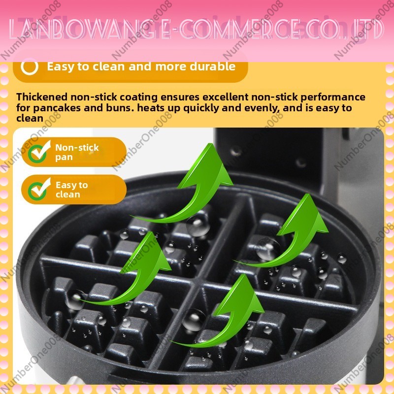 Rotating Waffle Maker Griddle  - Snacks Food Stall のレビューと価格