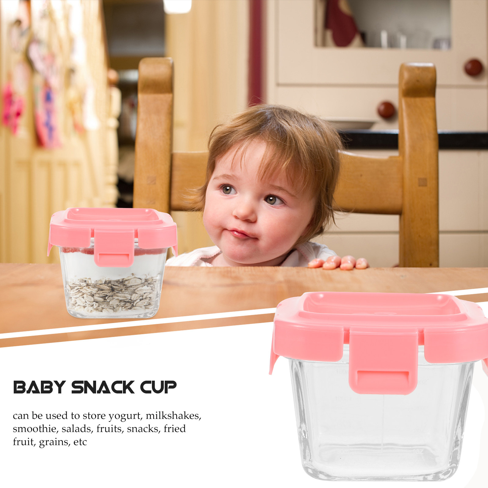 2Pcs Baby Food Storage Bowl Hi - Quality Food Snacks のレビューと価格