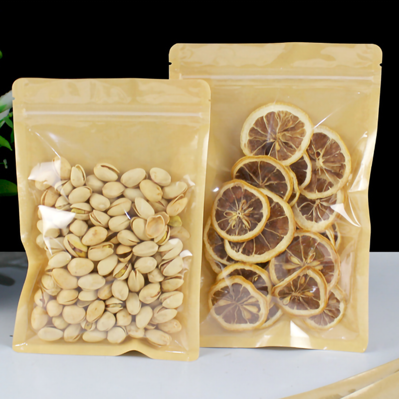 100pcs Eco-friendly Kraft Pape - Food Snacks For Christmas のレビューと価格