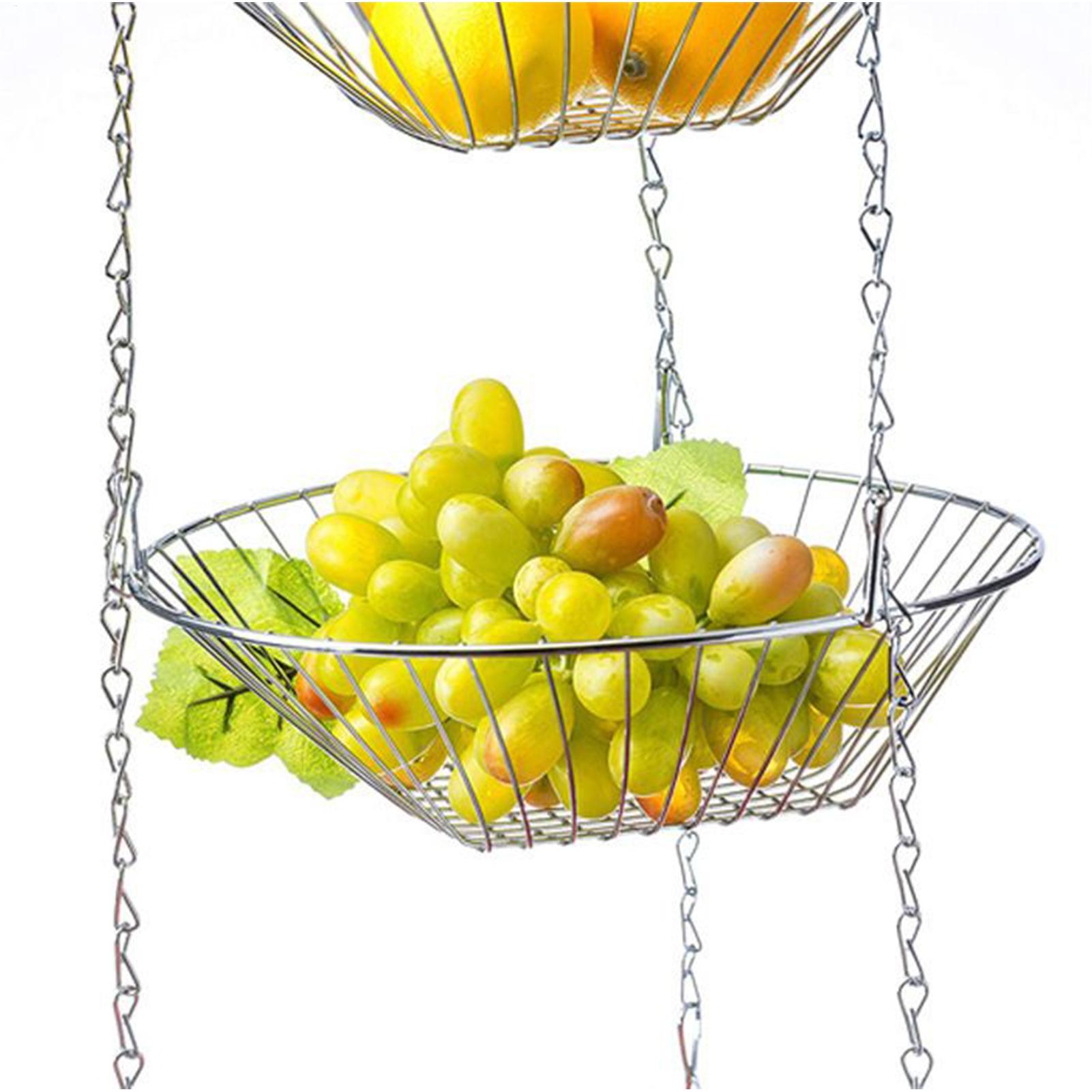 Fruit Basket 3-Tier Iron Holde - Food Snacks With Iron のレビューと価格