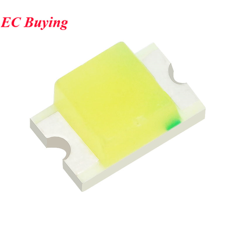 100Pcs 0805 0603 1206 SMD LED  - Yellow Food Snacks のレビューと価格