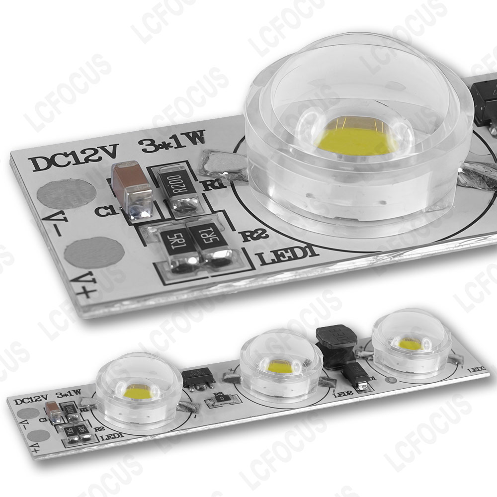 Driverless 3x1W 3x3W LED Chip  - Yellow Food Snacks のレビューと価格