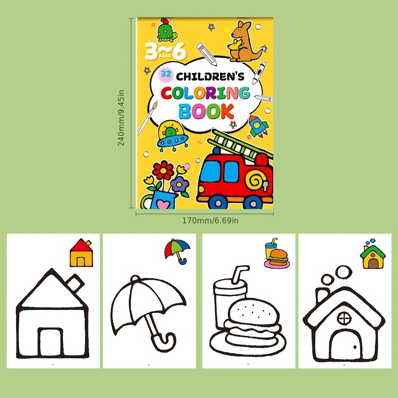 Children's Drawing Book, Conta - Food And Snacks Coloring Book Bold And Easy のレビューと価格