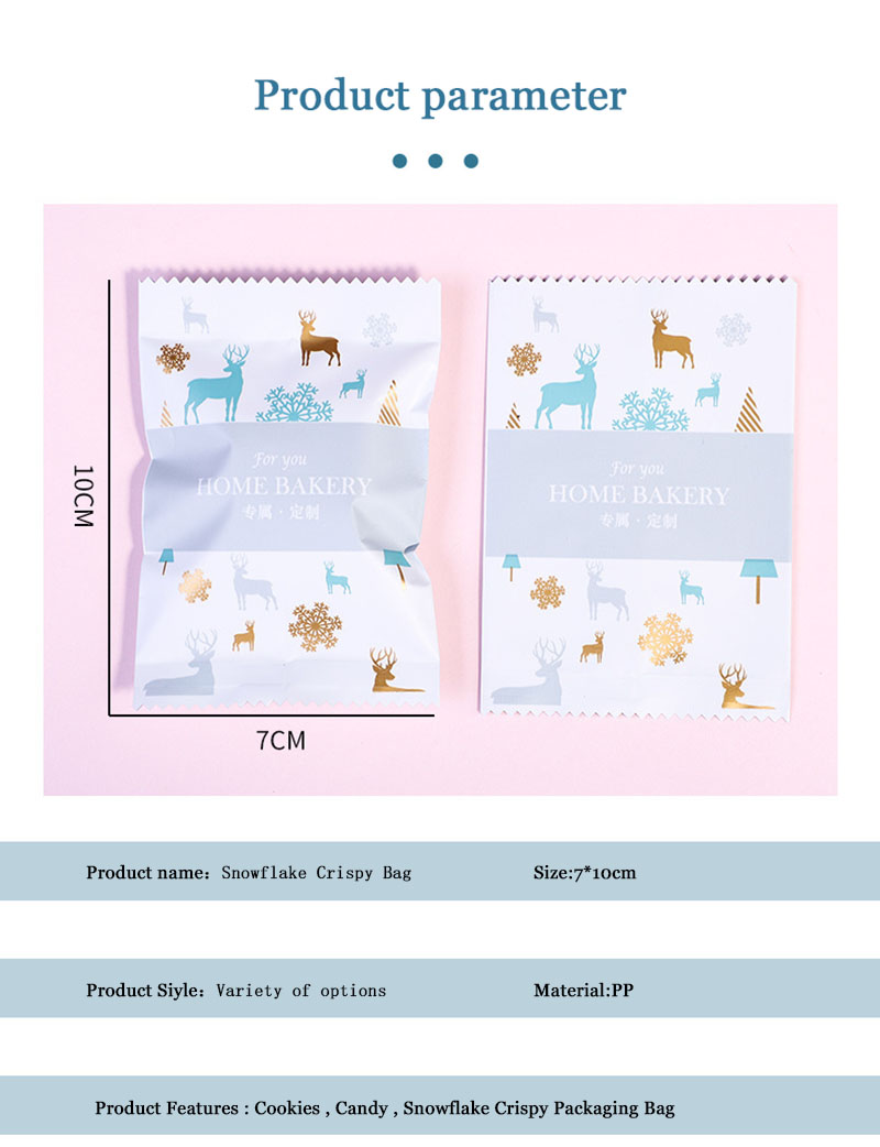 100pcs Pink Frosted Seal Machi - Food Snacks For Christmas のレビューと価格