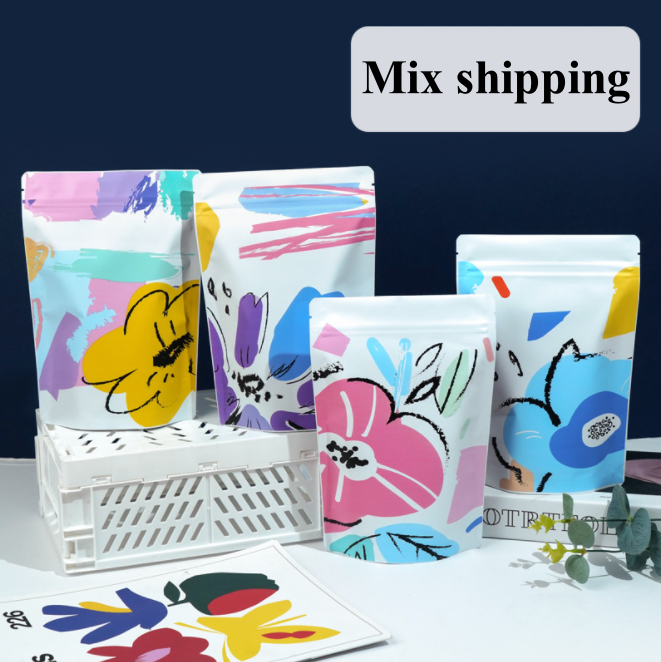 100PCS Aluminum Foil Stand-up  - Food Snacks For Christmas のレビューと価格