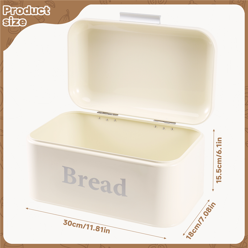 Vintage Bread Box Cupboard Iro - Food Snacks With Iron のレビューと価格