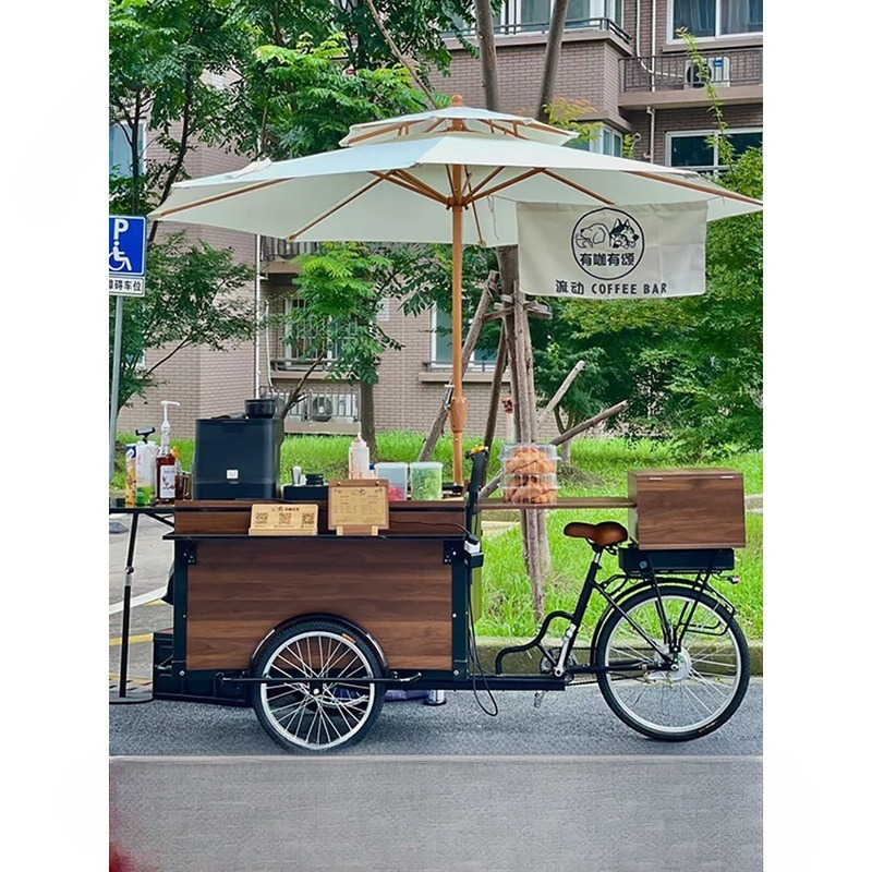Human three-wheeled stall car  - Snacks Food Stall のレビューと価格