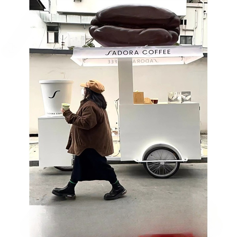 Human three-wheeled stall car  - Snacks Food Stall のレビューと価格
